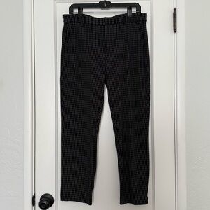 Liverpool - Women's Black Grid Pattern Pants